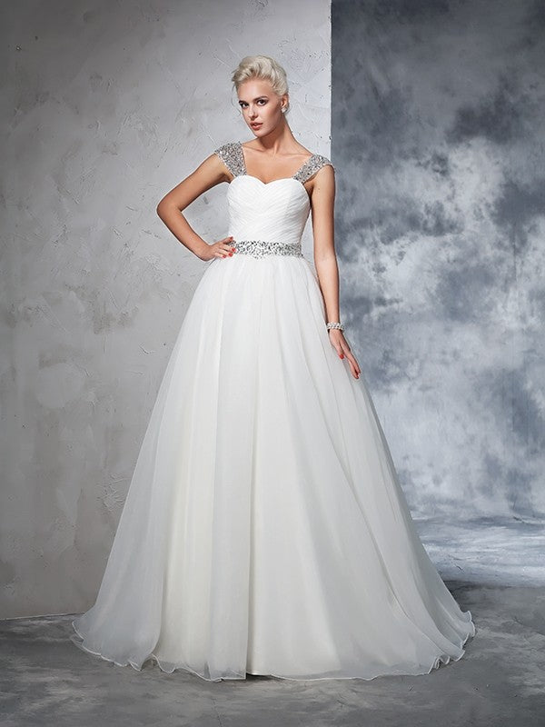 Ball Gown Sleeveless Wedding Gown - Chloe Dress