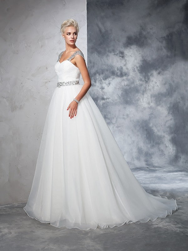 Ball Gown Sleeveless Wedding Gown - Chloe Dress