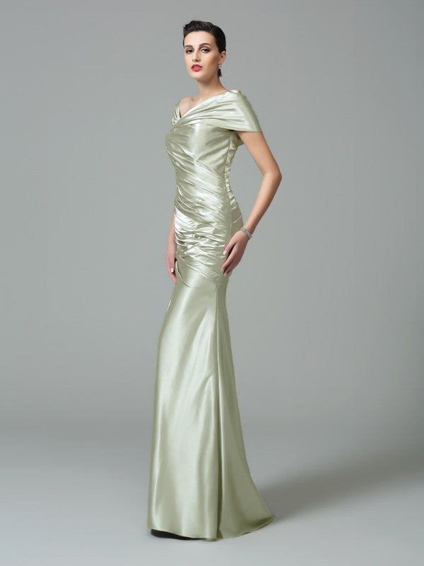 Sheath Satin Sleeveless Pleated Dress - Chloe Dress