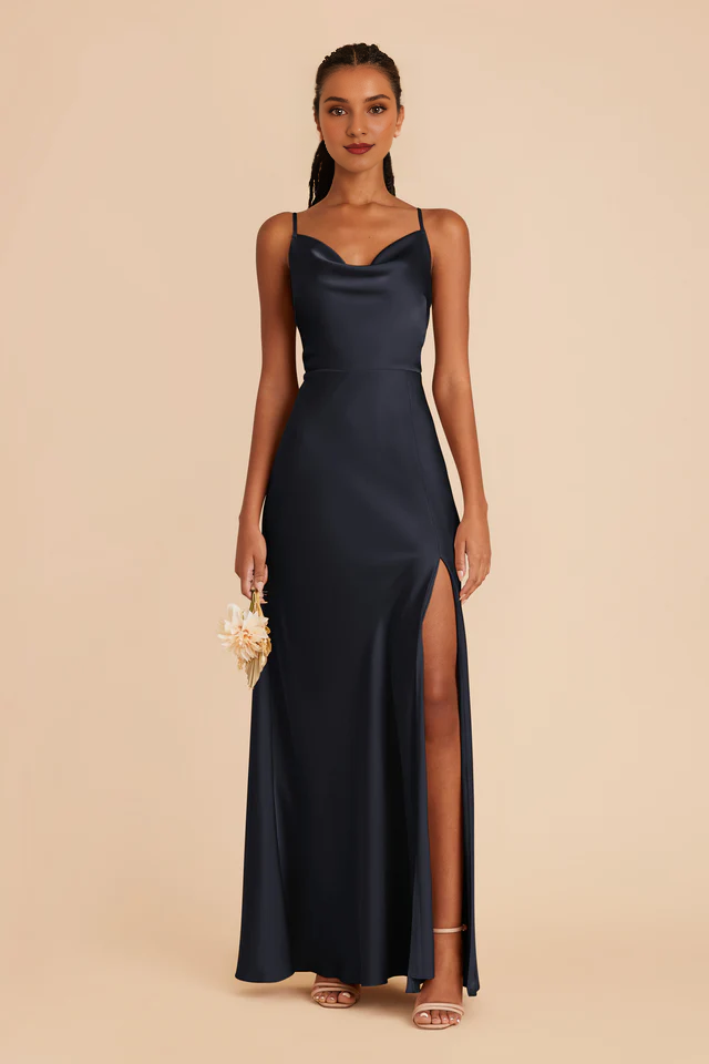 High Slit Floor-Length Wedding Dress - Chloe Dress