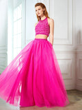 A-Line Halter Sleeveless Floor-Length Dress - Chloe Dress