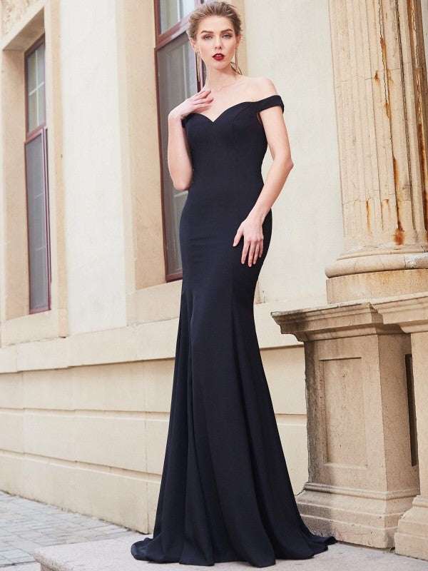 Mermaid Satin Sleeveless Ruffled Dress - Chloe Dress