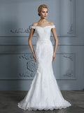 Mermaid Tulle Sleeveless Train Wedding Dress - Chloe Dress