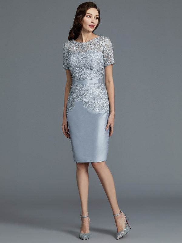 Sheath Short Sleeve Mini Dress - Chloe Dress