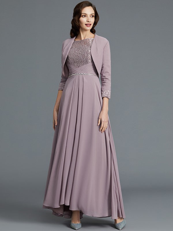 A-Line Chiffon Asymmetric Dress - Chloe Dress