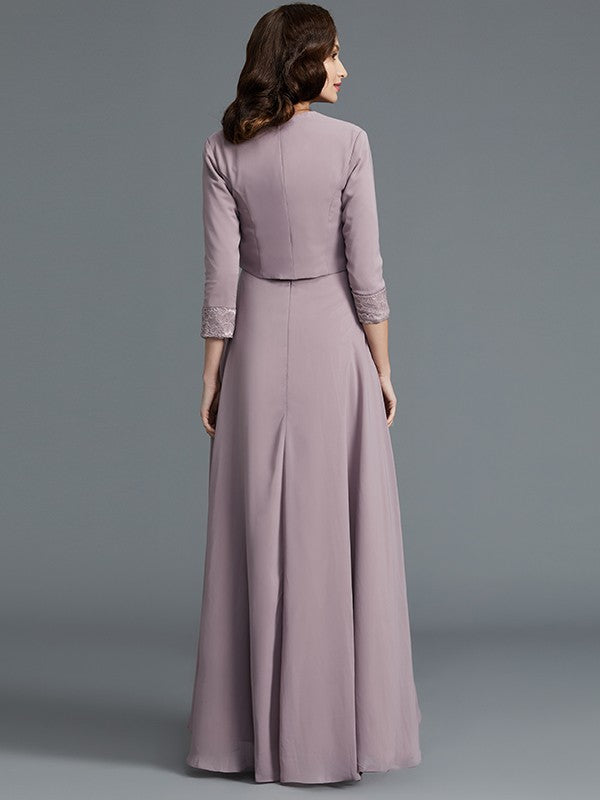 A-Line Chiffon Asymmetric Dress - Chloe Dress