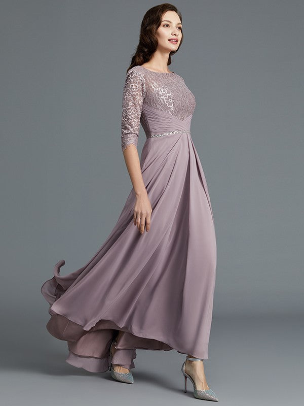 A-Line Chiffon Asymmetric Dress - Chloe Dress