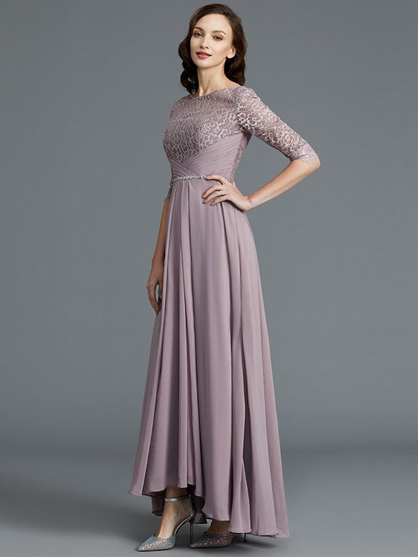 A-Line Chiffon Asymmetric Dress - Chloe Dress