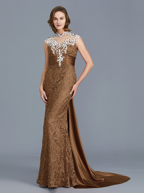 Mermaid Lace Sleeveless Floor-Length Dress - Chloe Dress