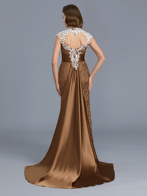 Mermaid Lace Sleeveless Floor-Length Dress - Chloe Dress