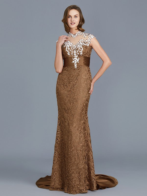 Mermaid Lace Sleeveless Floor-Length Dress - Chloe Dress