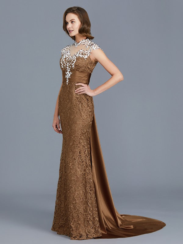 Mermaid Lace Sleeveless Floor-Length Dress - Chloe Dress