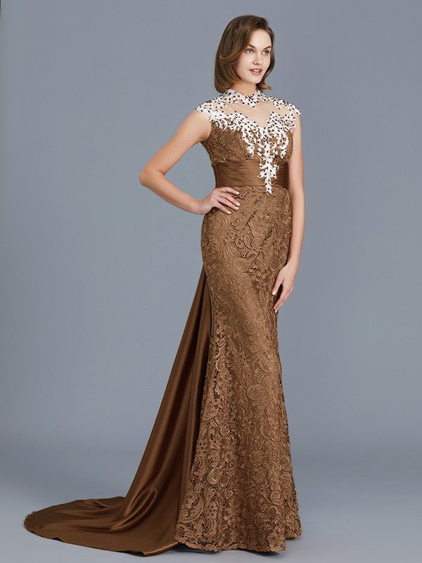 Mermaid Lace Sleeveless Floor-Length Dress - Chloe Dress