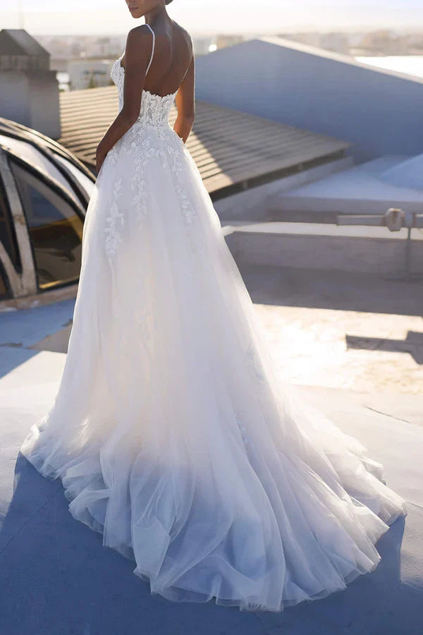 A-Line Lace Wedding Dress - Chloe Dress