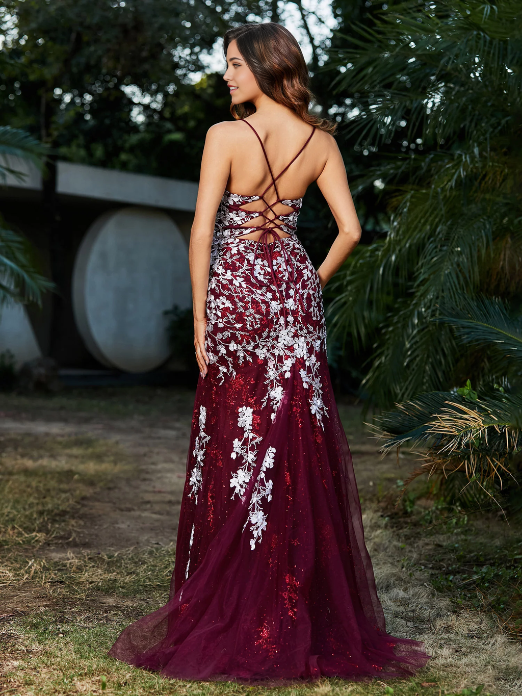 Chiffon High Slit Prom Dress - Chloe Dress