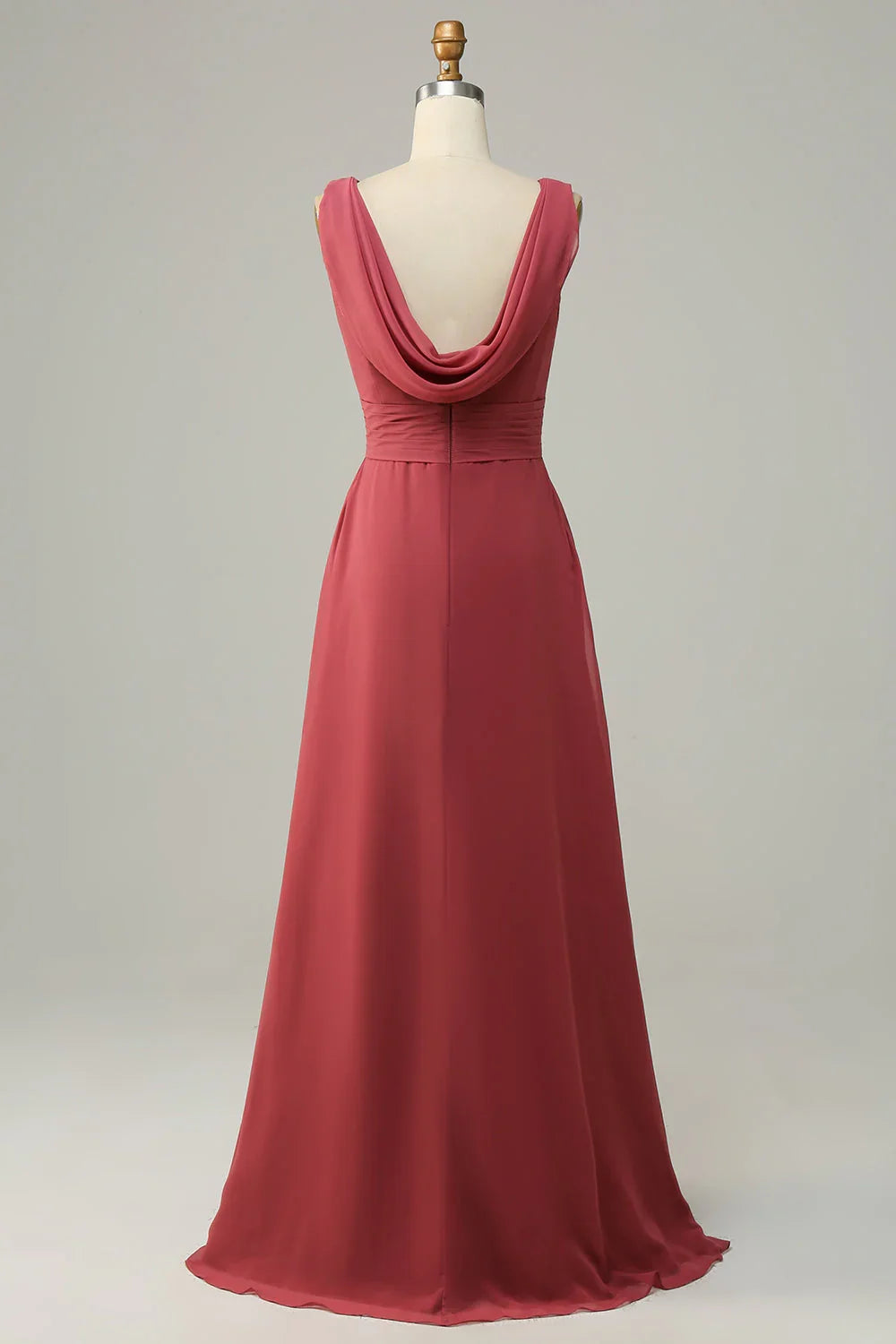 V-Neck Chiffon Sleeveless Wedding Dress - Chloe Dress