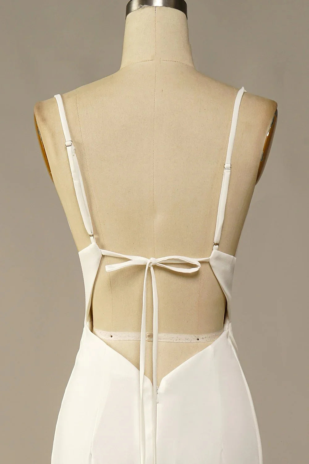 White Floor-Length Wedding Dress - Chloe Dress