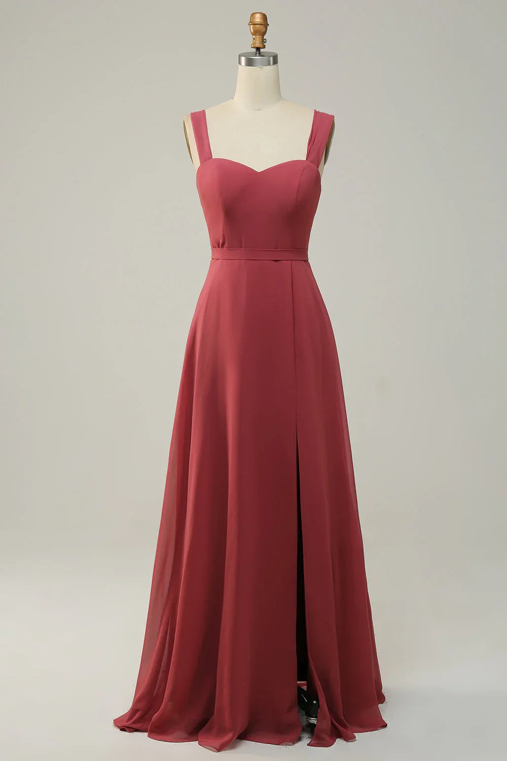 Sweetheart Sleeveless High Slit Wedding Dress - Chloe Dress