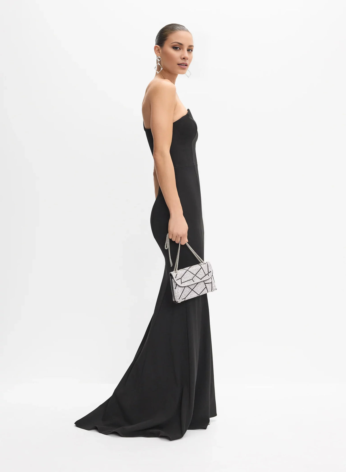 Mermaid One-Shoulder Sleeveless Asymmetric Floor-Length Evening Dress - Chloe Dress