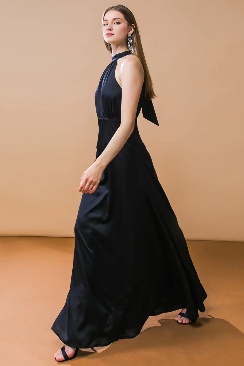 A-Line Lace Lace-Up Back Dress - Chloe Dress