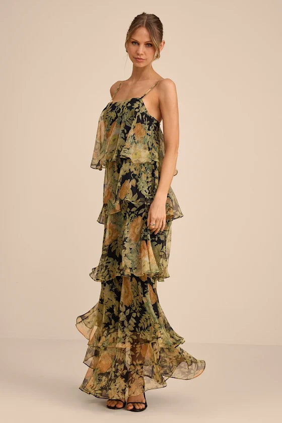 A-Line Spaghetti Strap Floor-Length Prom Dress - Chloe Dress