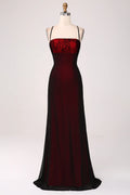 Black Backless Floor-Length Wedding Dress - Chloe Dress