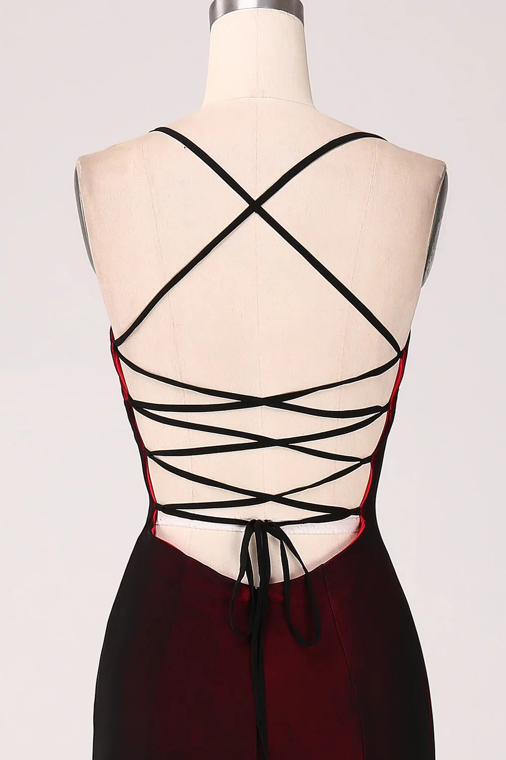 Black Backless Floor-Length Wedding Dress - Chloe Dress