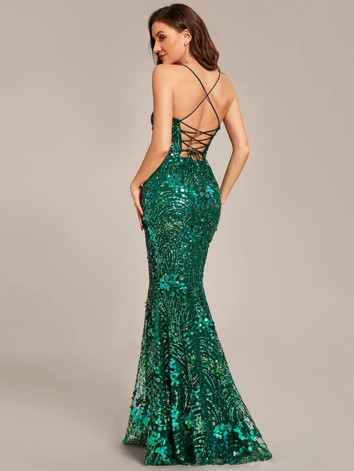 Mermaid Lace Prom Dress - Chloe Dress