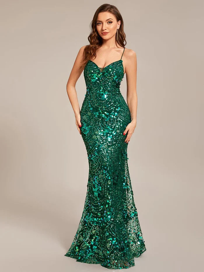Mermaid Lace Prom Dress - Chloe Dress