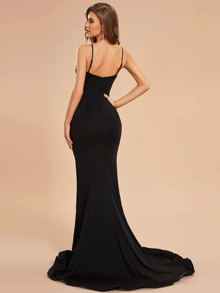 Mermaid Spaghetti Strap Prom Dress - Chloe Dress