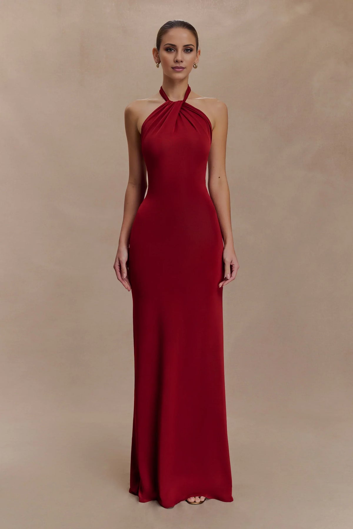 Halter Sleeveless Floor-Length Evening Dress - Chloe Dress
