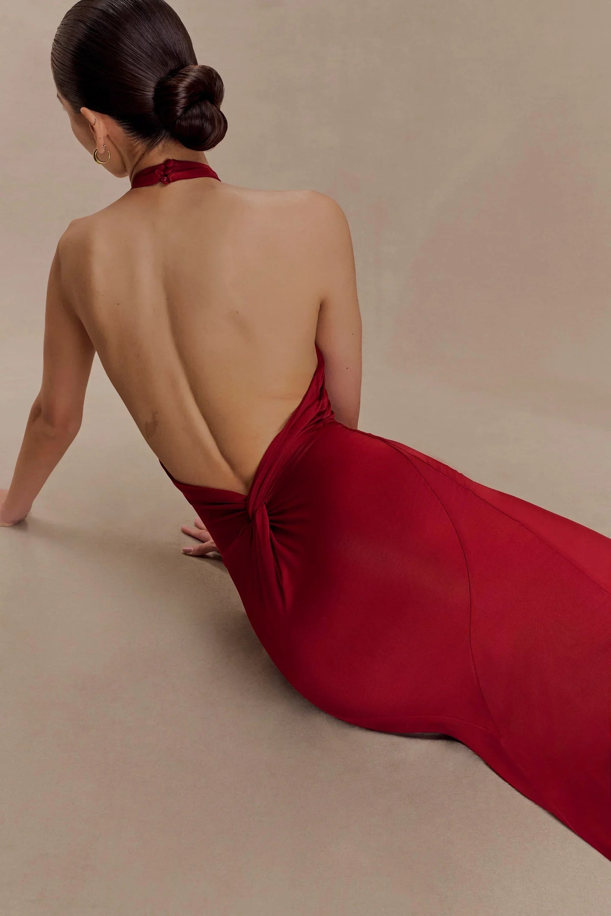 Halter Sleeveless Floor-Length Evening Dress - Chloe Dress