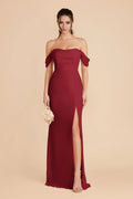Chiffon Open Back Floor-Length Wedding Dress - Chloe Dress