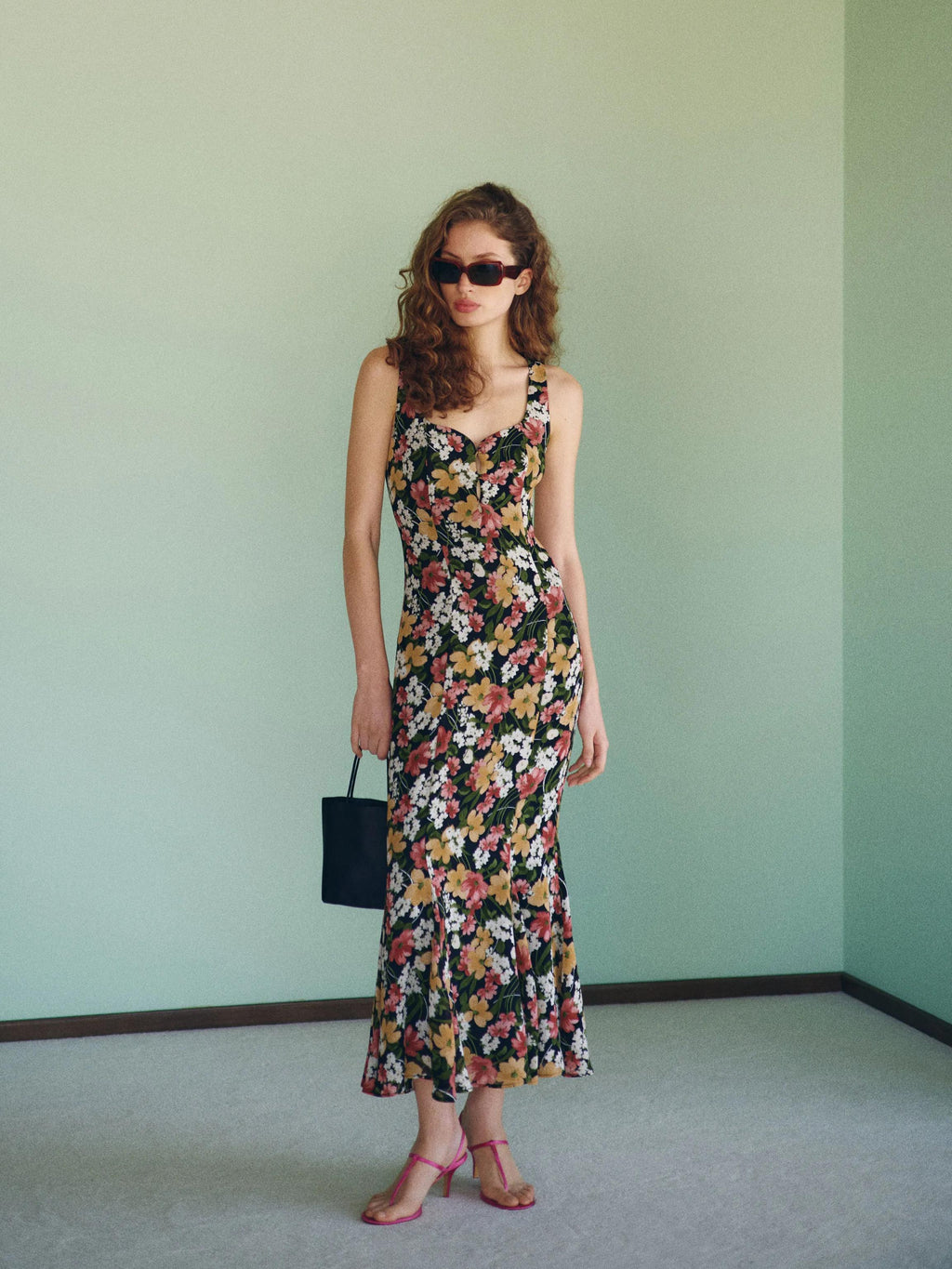 Mermaid Sweetheart Satin Midi Prom Dress - Chloe Dress