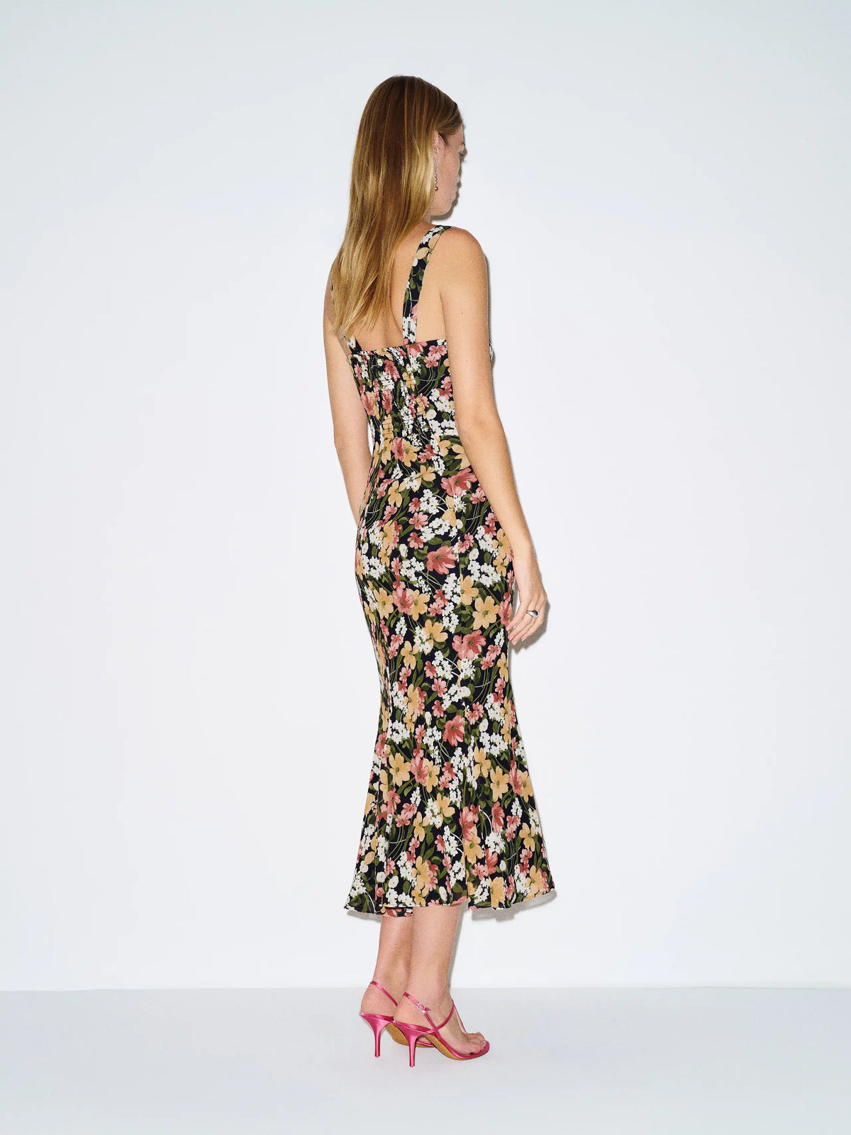 Mermaid Sweetheart Satin Midi Prom Dress - Chloe Dress