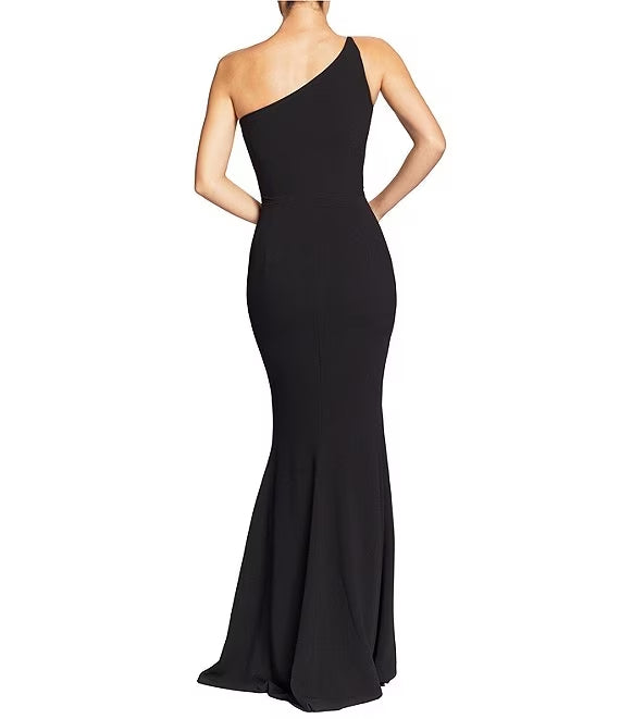 One-Shoulder Sleeveless High Slit Prom Dress - Chloe Dress
