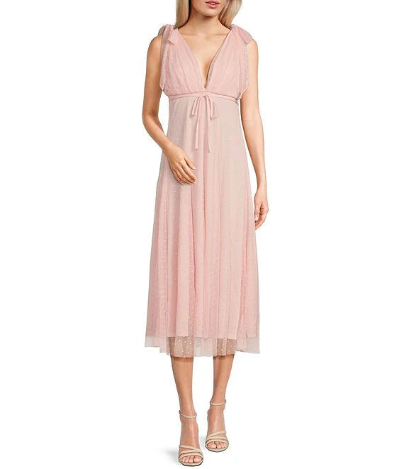 V-Neck Sleeveless Prom Dress - Chloe Dress