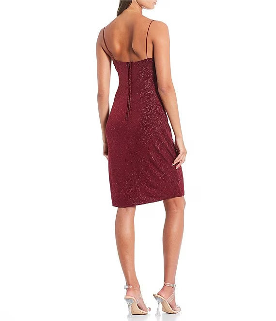 Sequin High Slit Prom Dress - Chloe Dress
