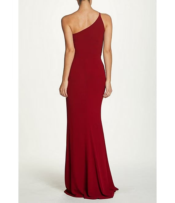 One-Shoulder Sleeveless High Slit Prom Dress - Chloe Dress