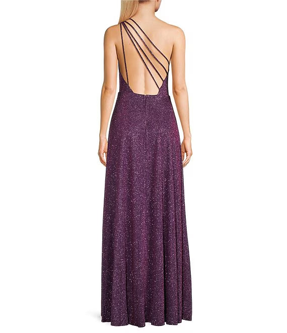 One-Shoulder Sequin Prom Dress - Chloe Dress