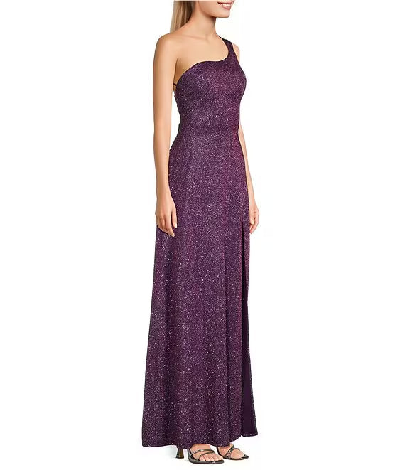One-Shoulder Sequin Prom Dress - Chloe Dress