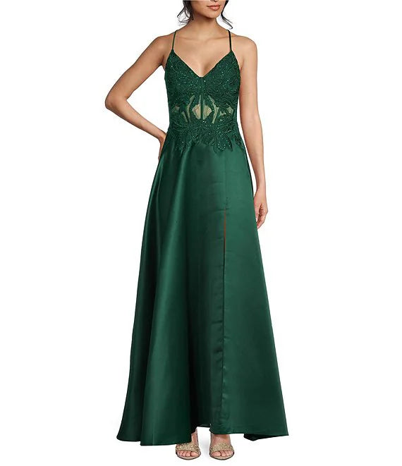 Satin Prom Dress - Chloe Dress