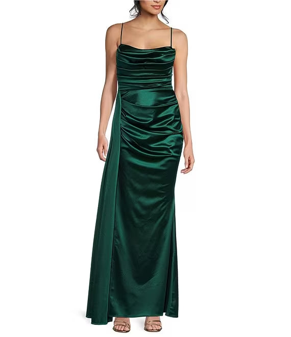 Sweetheart Satin Prom Dress - Chloe Dress