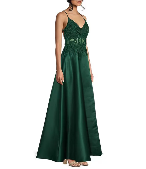 Satin Prom Dress - Chloe Dress