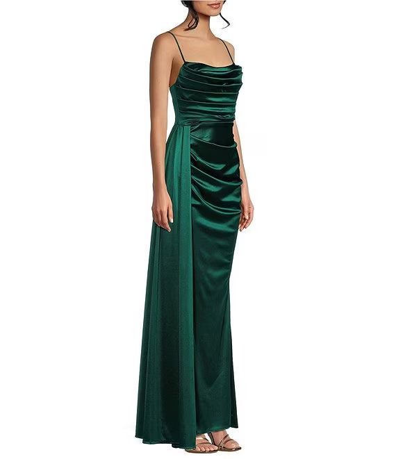 Sweetheart Satin Prom Dress - Chloe Dress