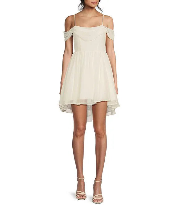 Off-Shoulder Prom Dress - Chloe Dress