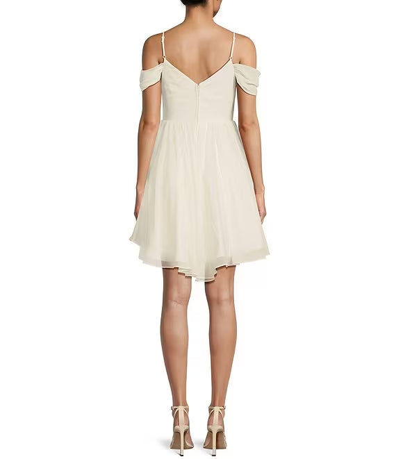 Off-Shoulder Prom Dress - Chloe Dress