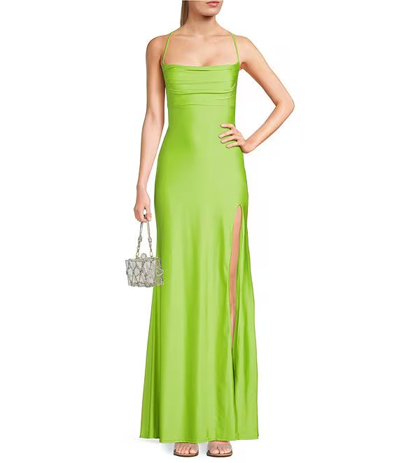 High Slit Prom Dress - Chloe Dress