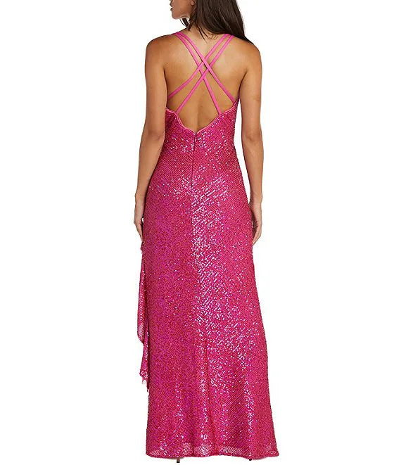 Sleeveless Ruffled Prom Dress - Chloe Dress