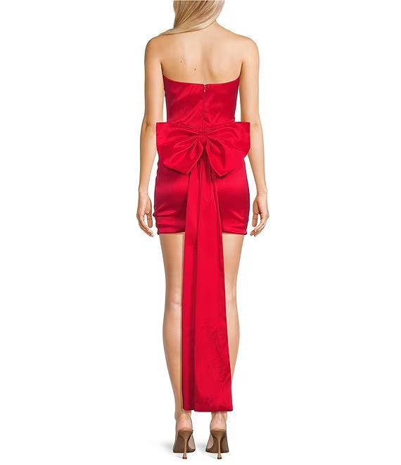 Strapless Train Prom Dress - Chloe Dress